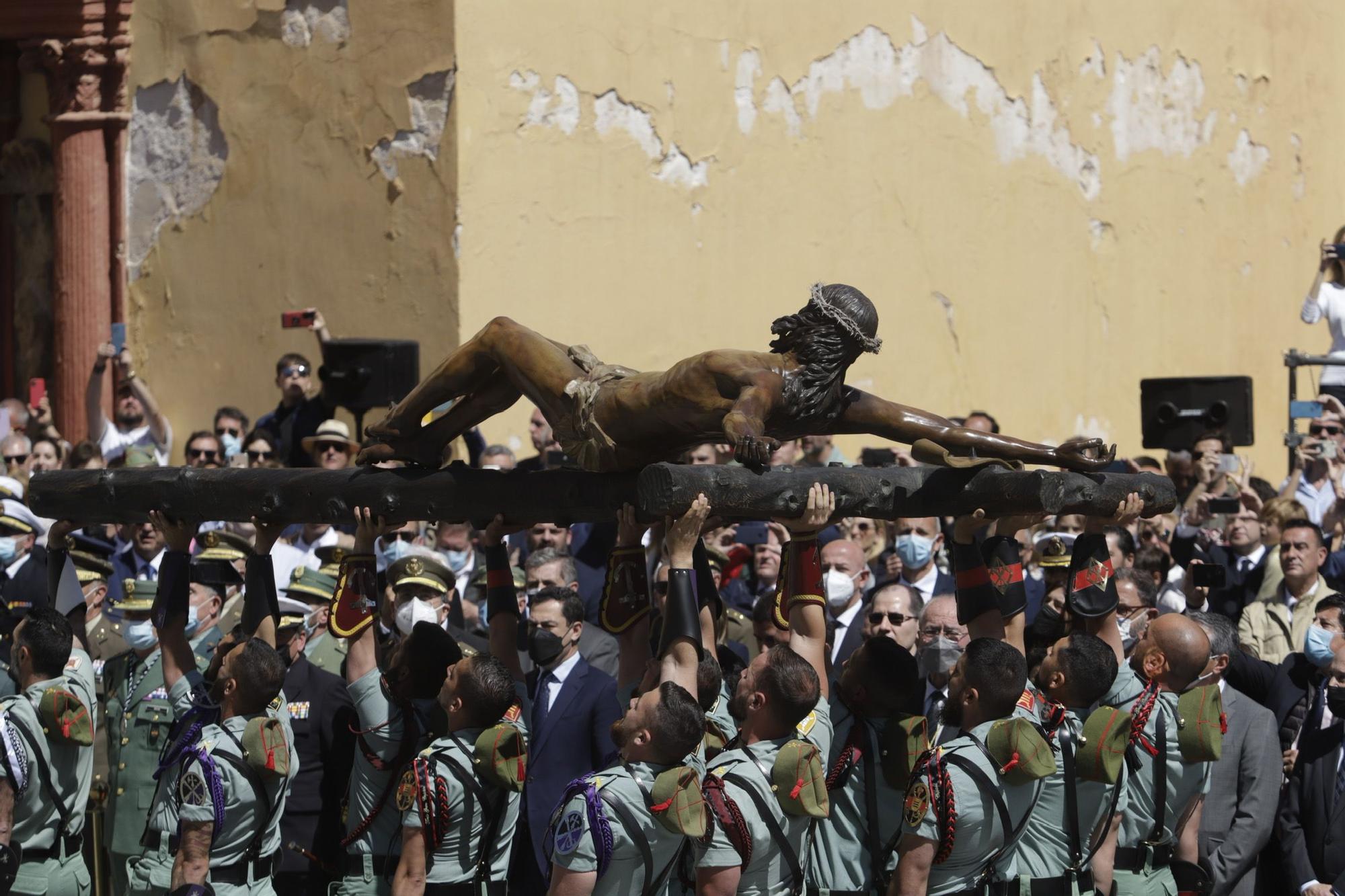 Las imágenes del traslado de la Legión del Cristo de la Buena Muerte de Mena