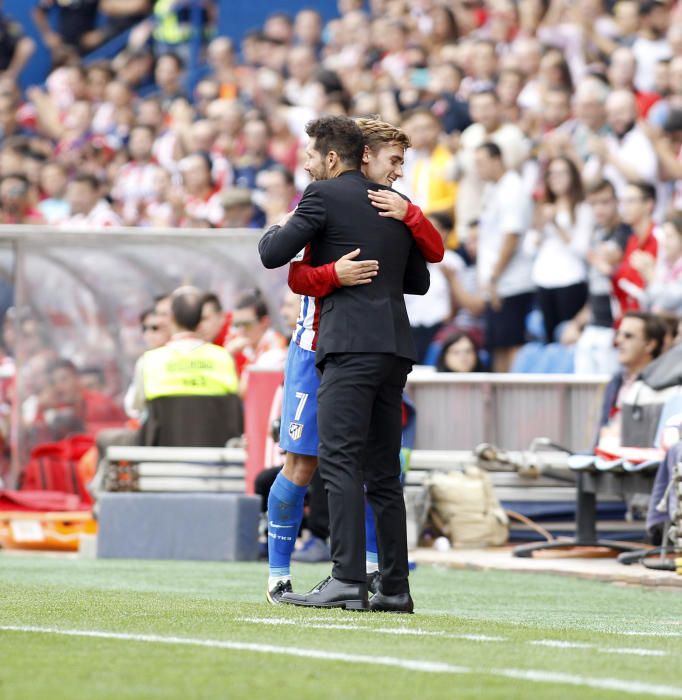 El partido entre el Atlético de Madrid y el Sporting, en imágenes