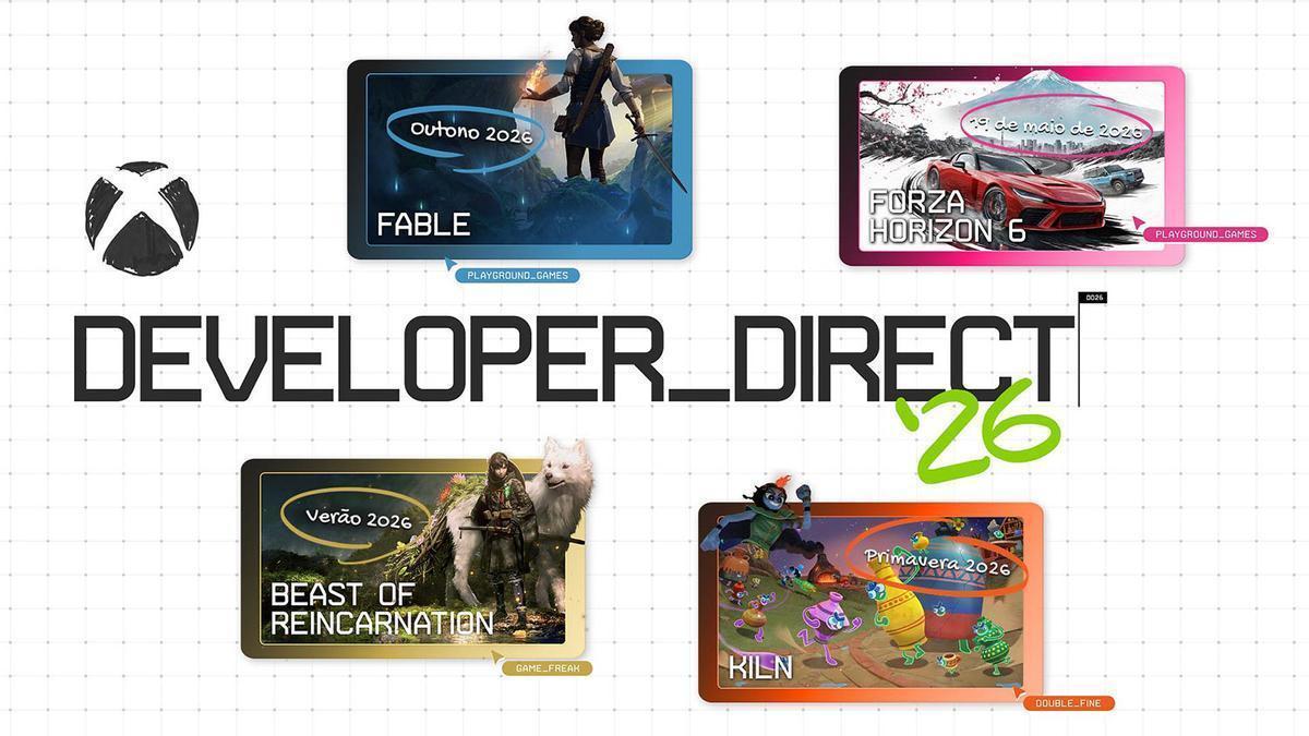 Playground Games muestra el mapa de Forza Horizon 6, mientras Double Fine presenta Kiln y Fable amplía su muestra jugable.