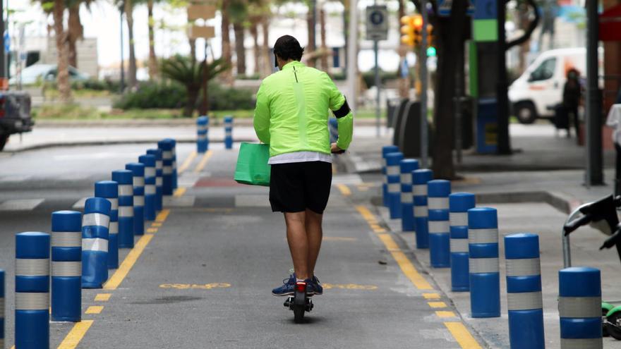 82 denuncias: balance de la campaña de control de patinetes en Málaga