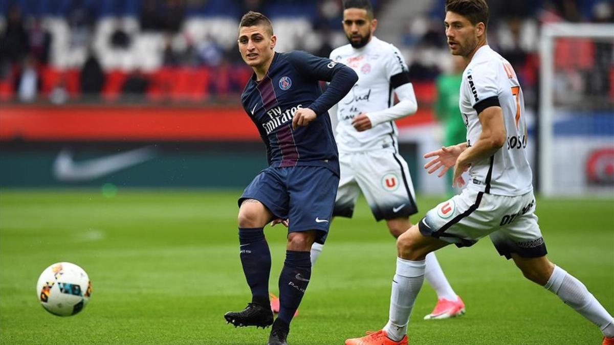 Verratti es un futbolista que acumula mucha posesión del balón