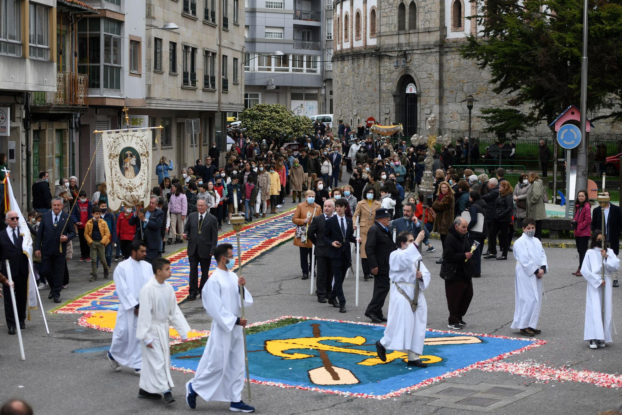 Así fue la procesión de la Comunión Pascual