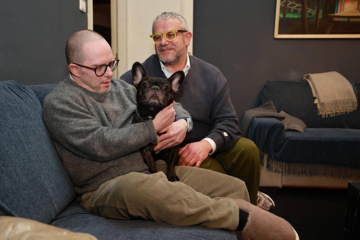 Pipo, Antonia y Javier.