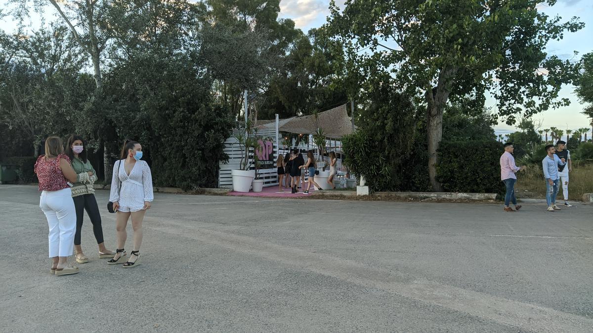 Imagen de Burriana este miércoles con ocasión del cierre de las playas por Sant Joan.