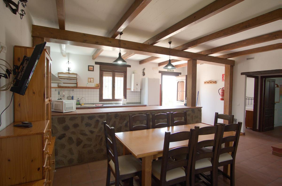 Interior alojamientos de Añora.