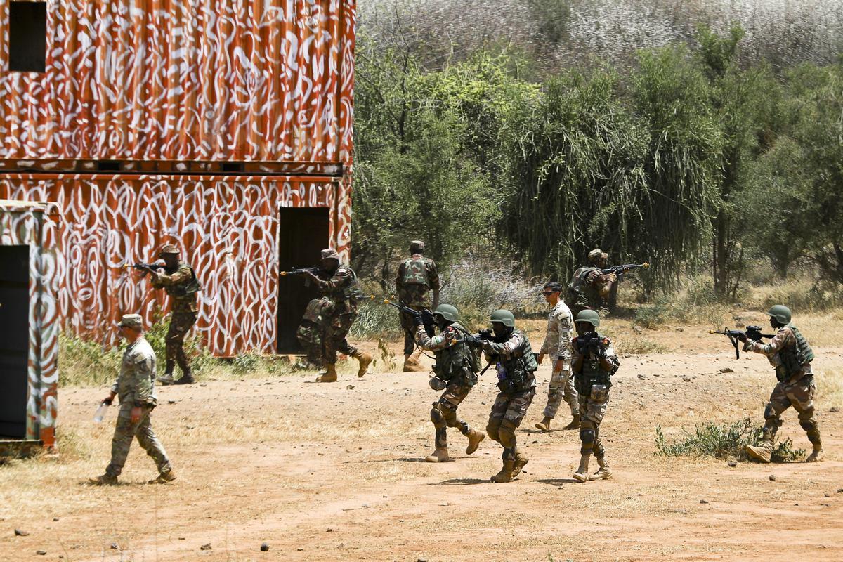 EEUU monta en la sabana de Kenia su mayor maniobra militar en África del Este