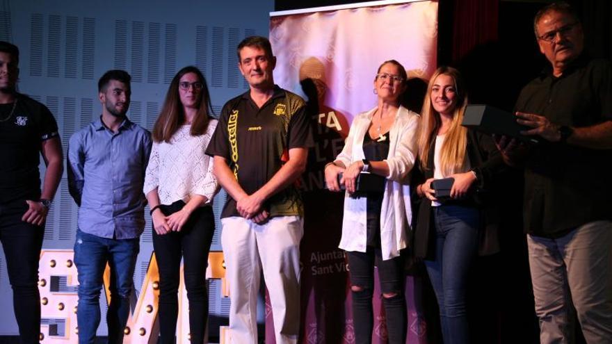 Finalistes de categoria sènior a la Nit de l&#039;Esportiva de Sant Vicenç de Castellet