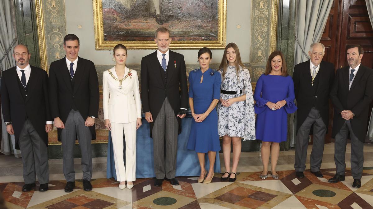 La princesa Leonor jura la Constitución en el Congreso.