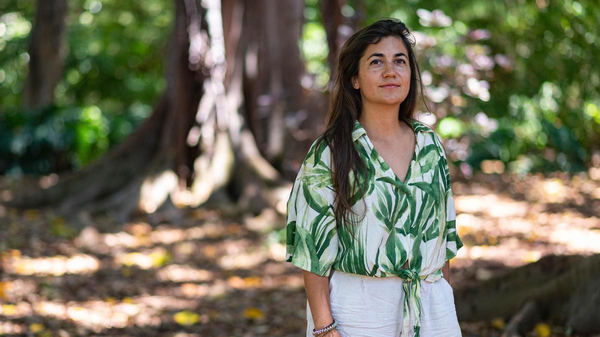 La bióloga especializada en botánica, Atteneri Quintero Rivero