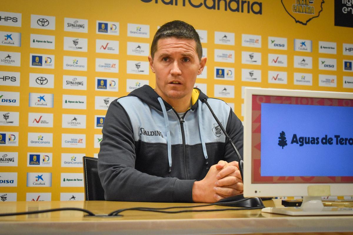 Jaka Lakovic durante su comparecencia en rueda de prensa de esta mañana.