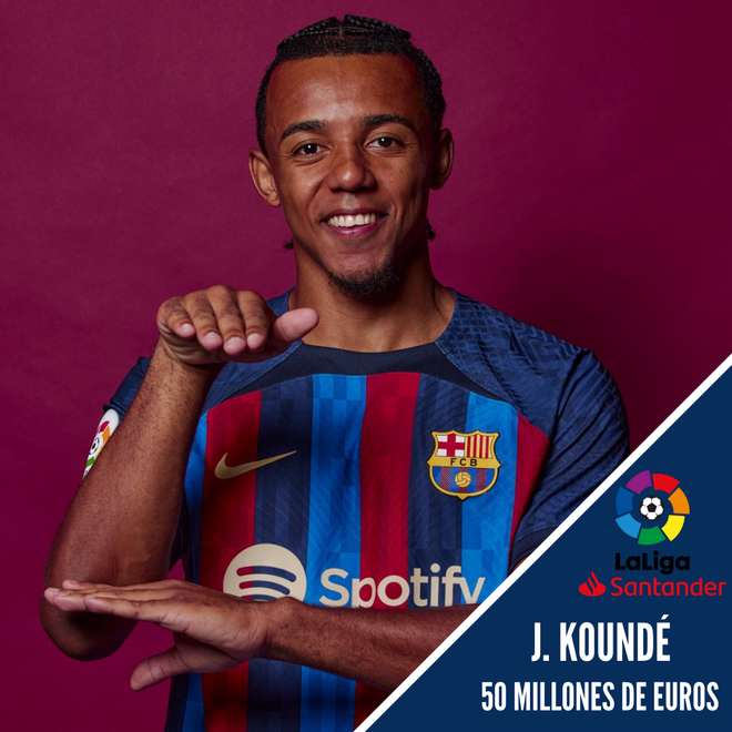 10. J. Koundé - Del Sevilla al FC Barcelona - 50 millones €