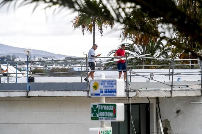 OBRAS ILEGALES CERCA DE LA CHARCA DE MASPALOMAS