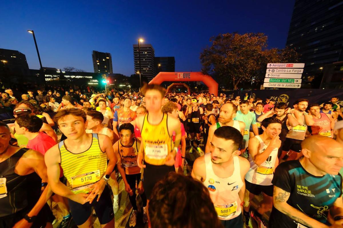 Imagen de archivo de una Cursa Nocturna de L'Hospitalet de Llobregat.