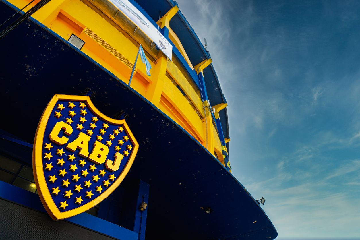 Fachada del estadio Boca Juniors Club, conocido como Bombonera.