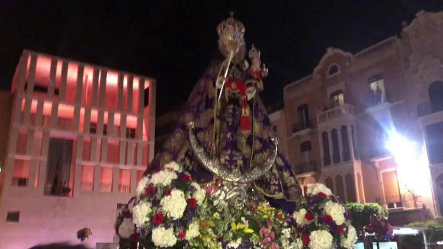 La Fuensanta llega a la Catedral de Murcia
