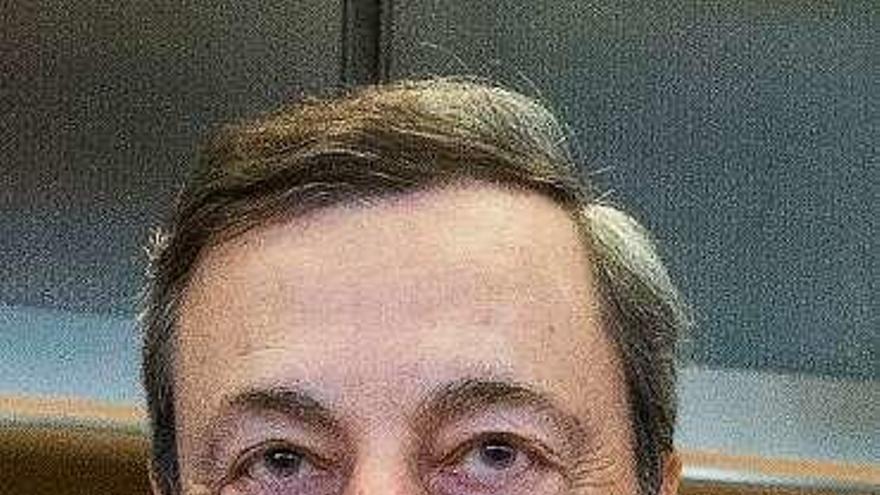 Mario Draghi, ayer. // Reuters