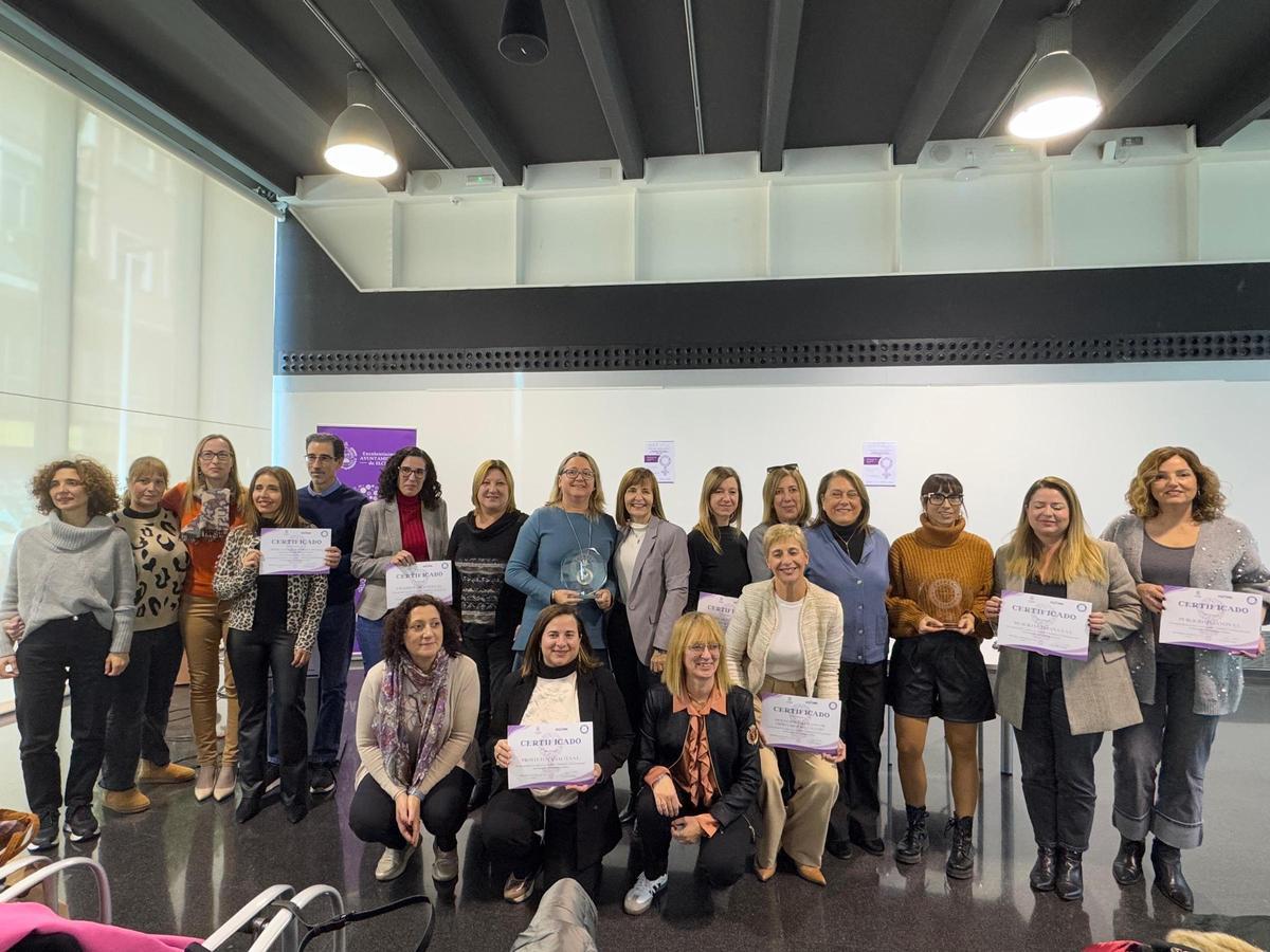 Los galardonados como Empresa Conciliadora en el acto de entrega de los reconocimientos