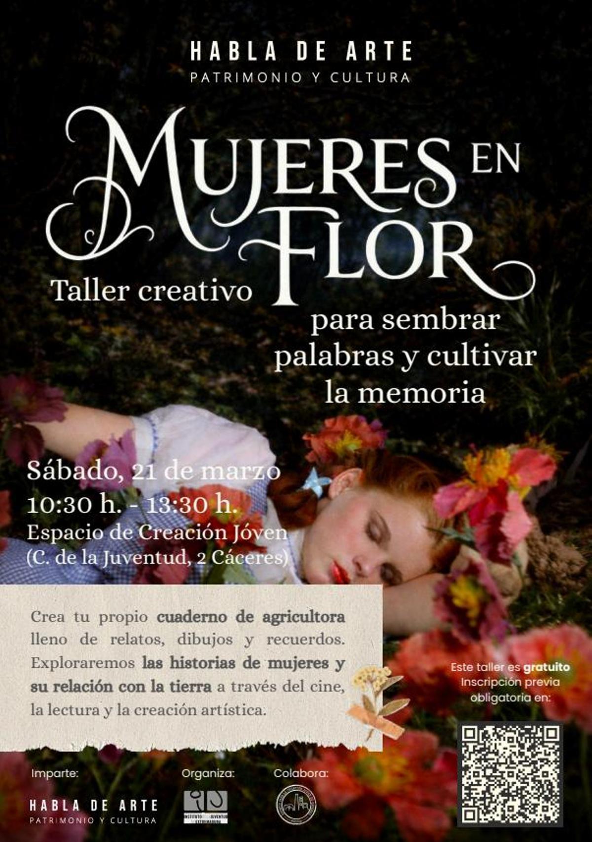 Cartel oficial de la propuesta cultural.