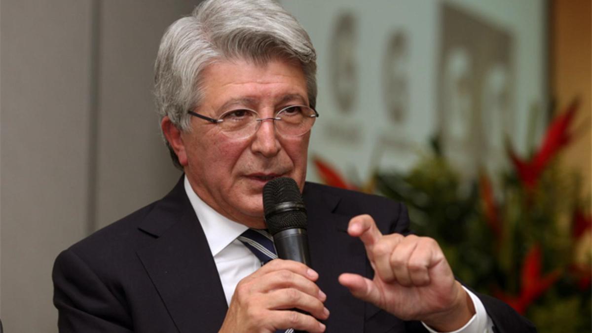 Enrique Cerezo, presidente del Atlético