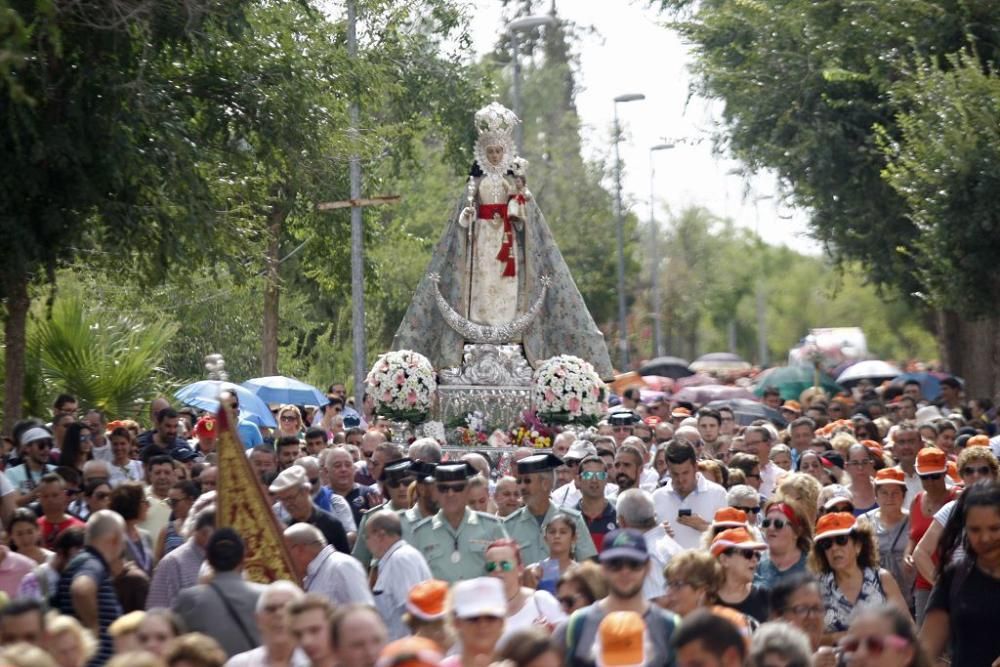 Bajada de la Virgen de la Fuensanta a Murcia