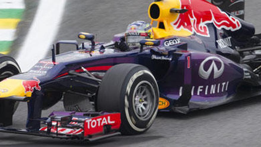 Vettel, durant la cursa del GP del Brasil