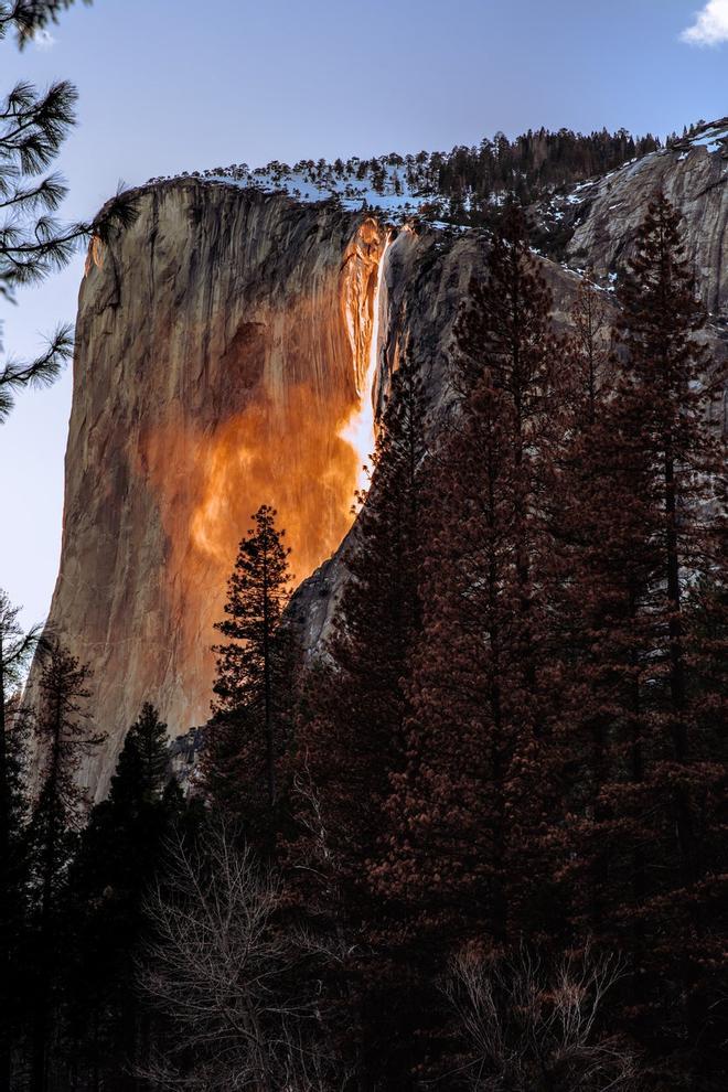 Cascada de Fuego, Parque Nacional de Yosemite