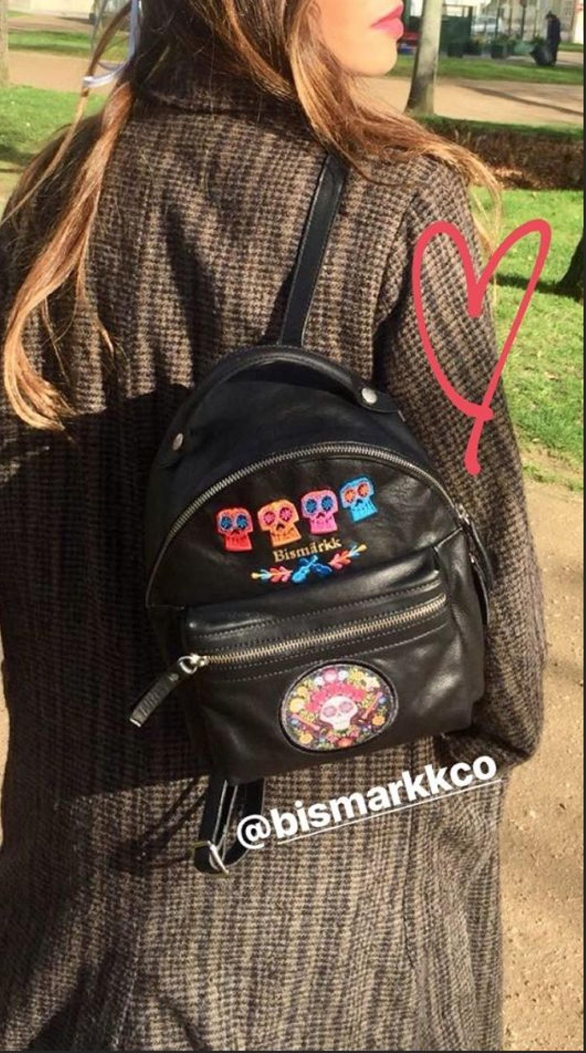 Sara Carbonero con mochila de Bismärkk