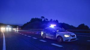 accident mortal de trànsit carretera c-37 km 80. Trànsit . Accident . Policia . Mossos desquadra