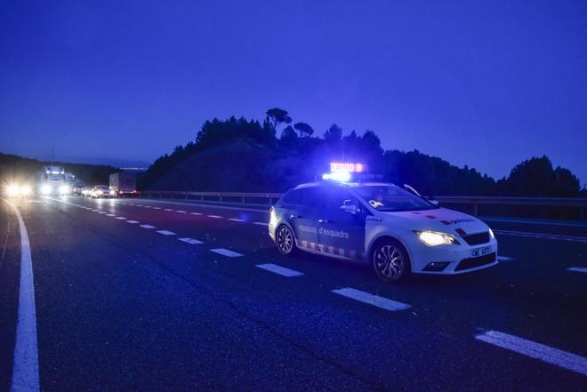 Dos muertos en un choque frontal en la N-240 en Montblanc