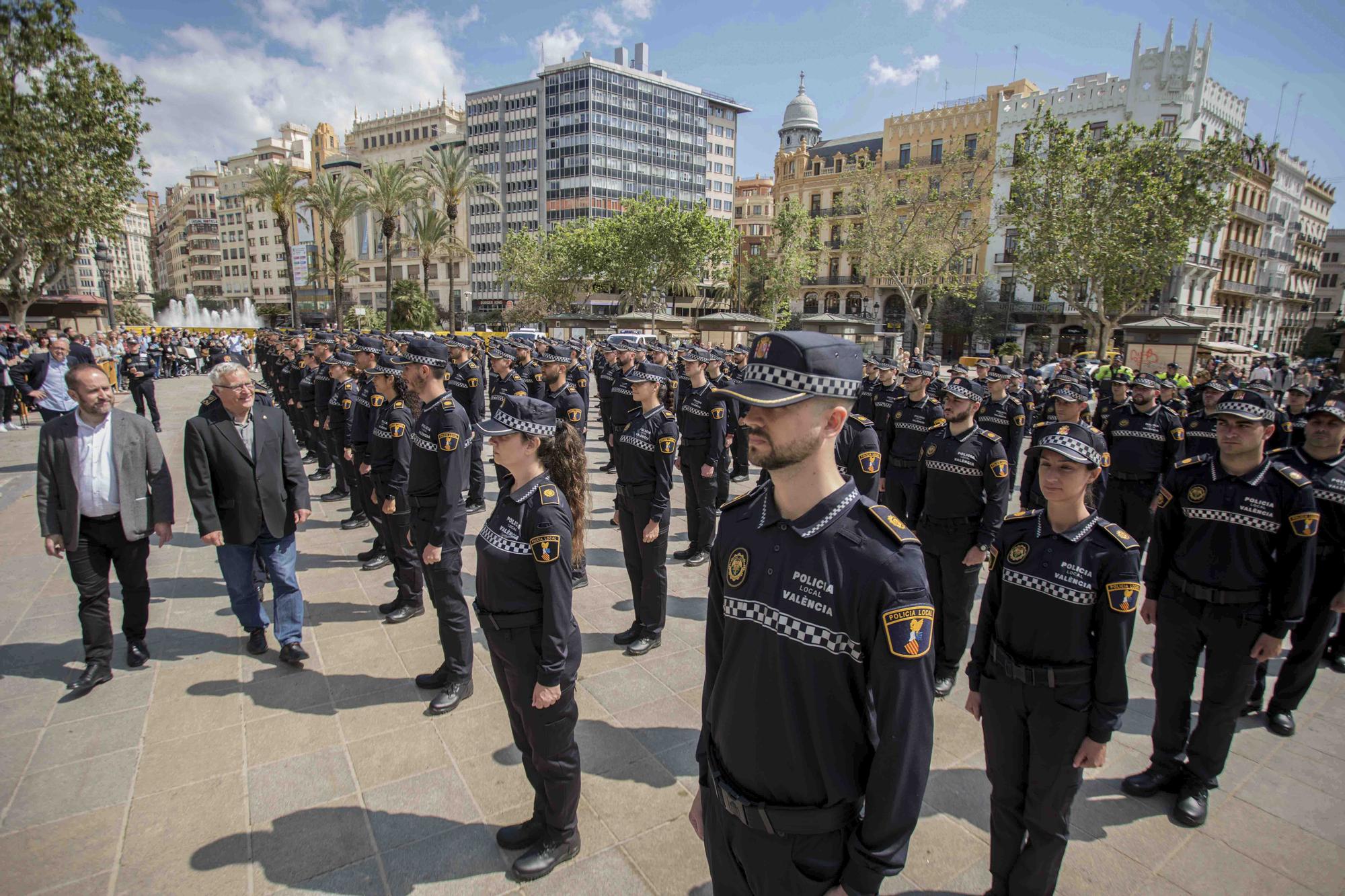 Presentación de los nuevos agentes de la Policía Local de València