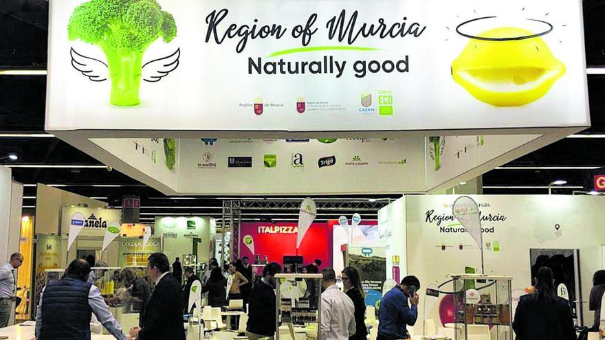 Espacio de la Región de Murcia en la feria alemana Biofach 2020, la pasada semana.