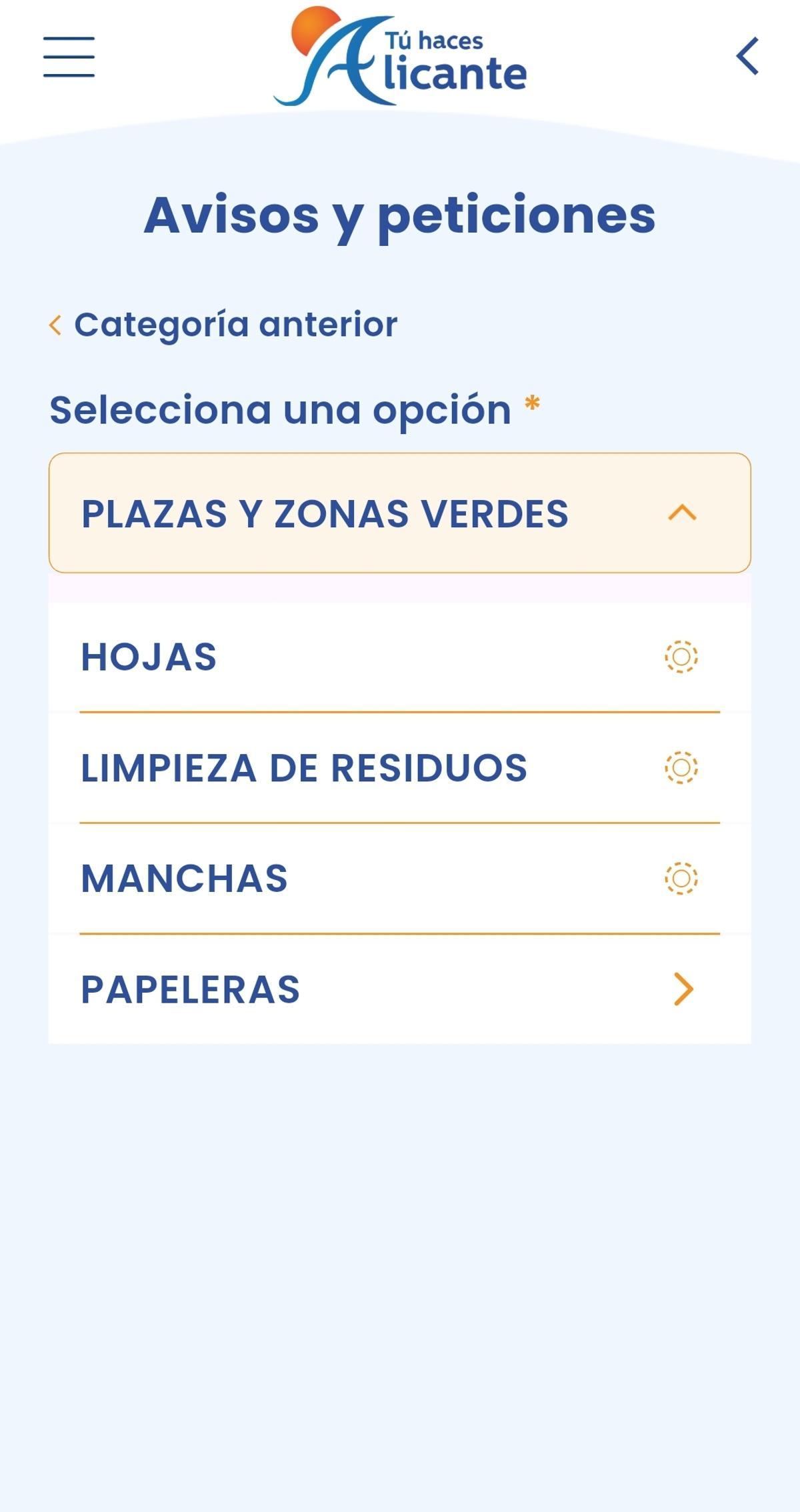 Así funciona el nuevo canal de incidencias de limpieza en la app "Tú Haces Alicante" Así funciona el nuevo canal de incidencias de limpieza en la app "Tú Haces Alicante"