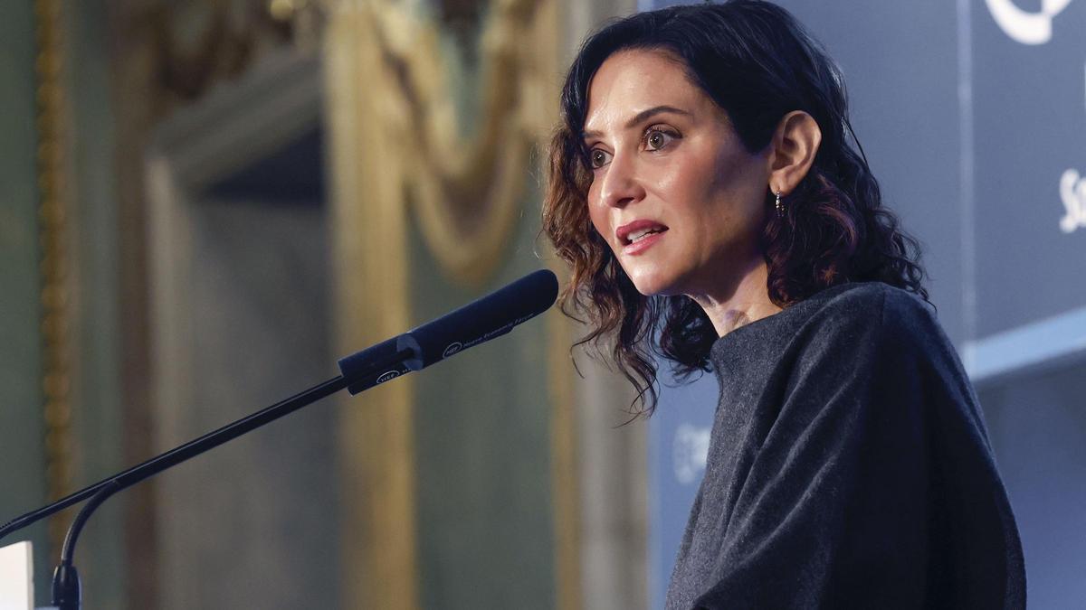 Ayuso, sobre las palabras del rey acerca de Israel: "El rey reina pero no gobierna"