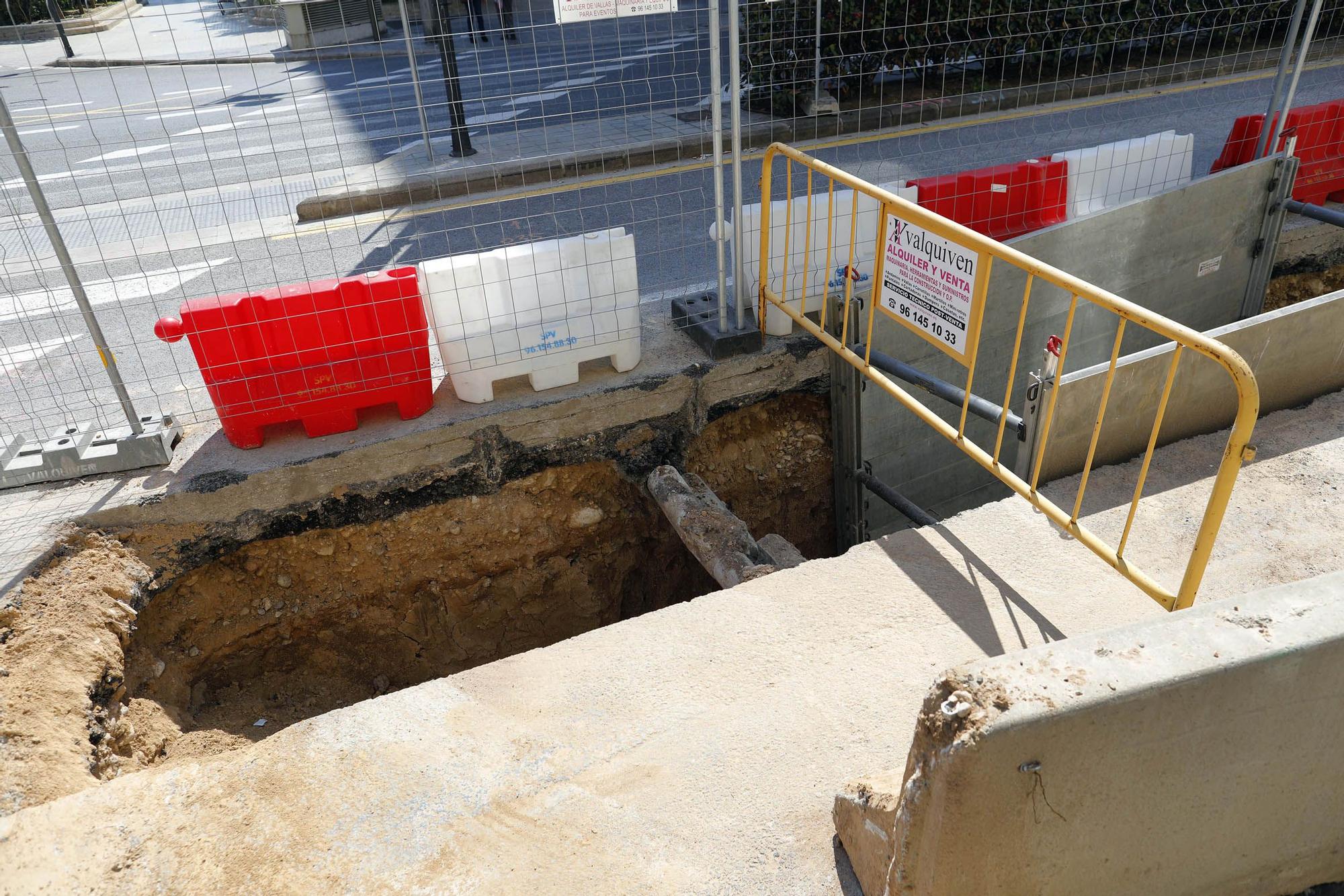 Así avanzan las obras de Peris y Valero