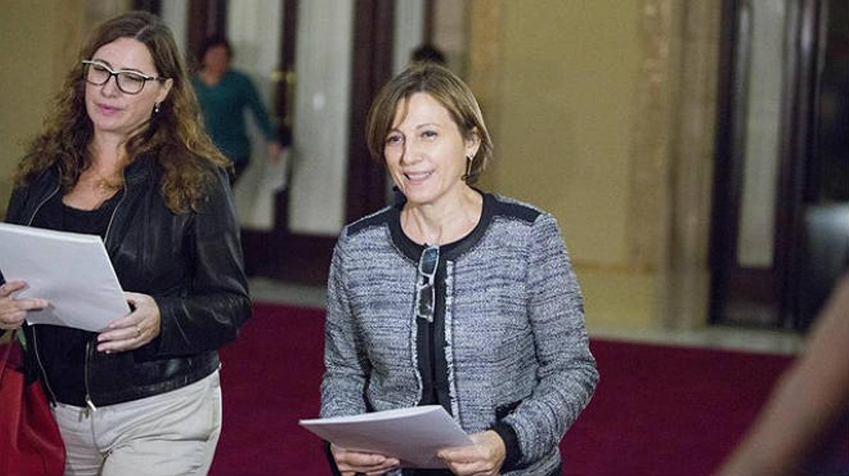 La nova presidenta del Parlament és Carmen Forcadell. 