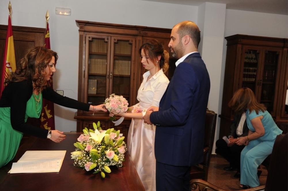 Primera boda en el Colegio Notarial de Murcia