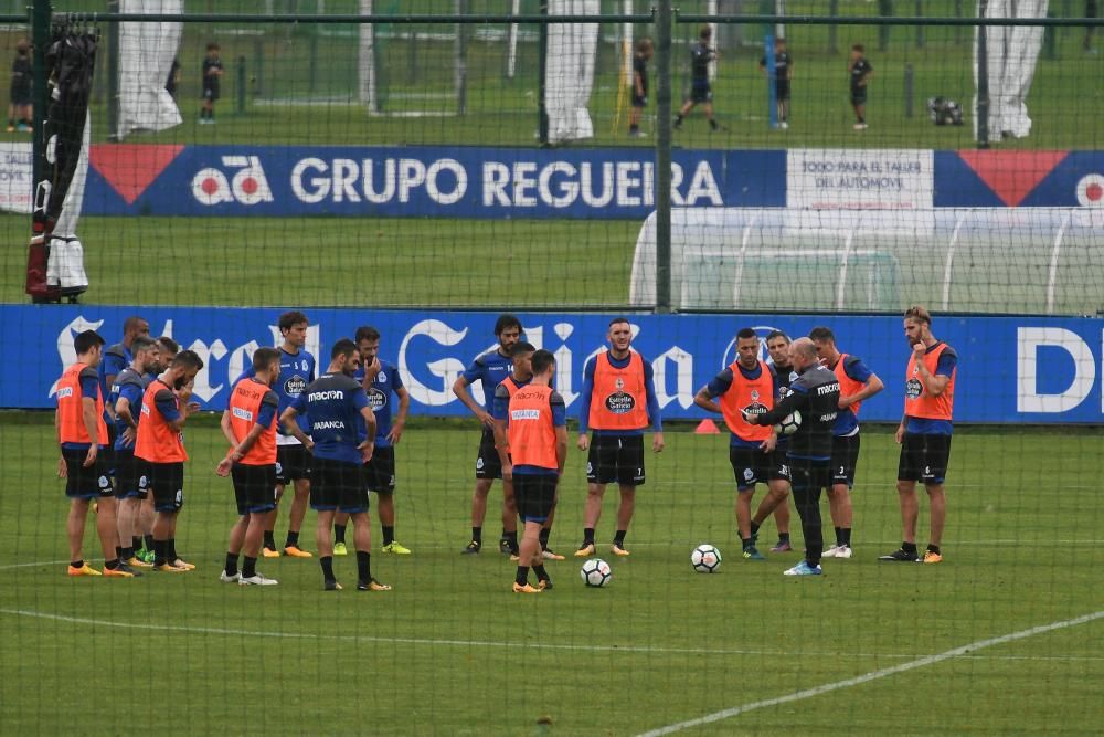 Lucas ya entrena con el grupo tras volver al Dépor