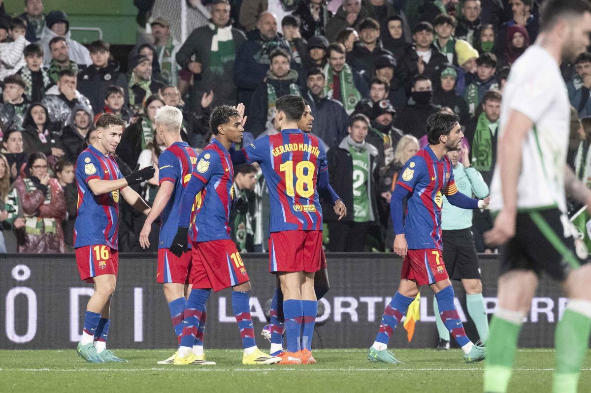 Copa del Rey: Racing de Santander - Barcelona, en imágenes.