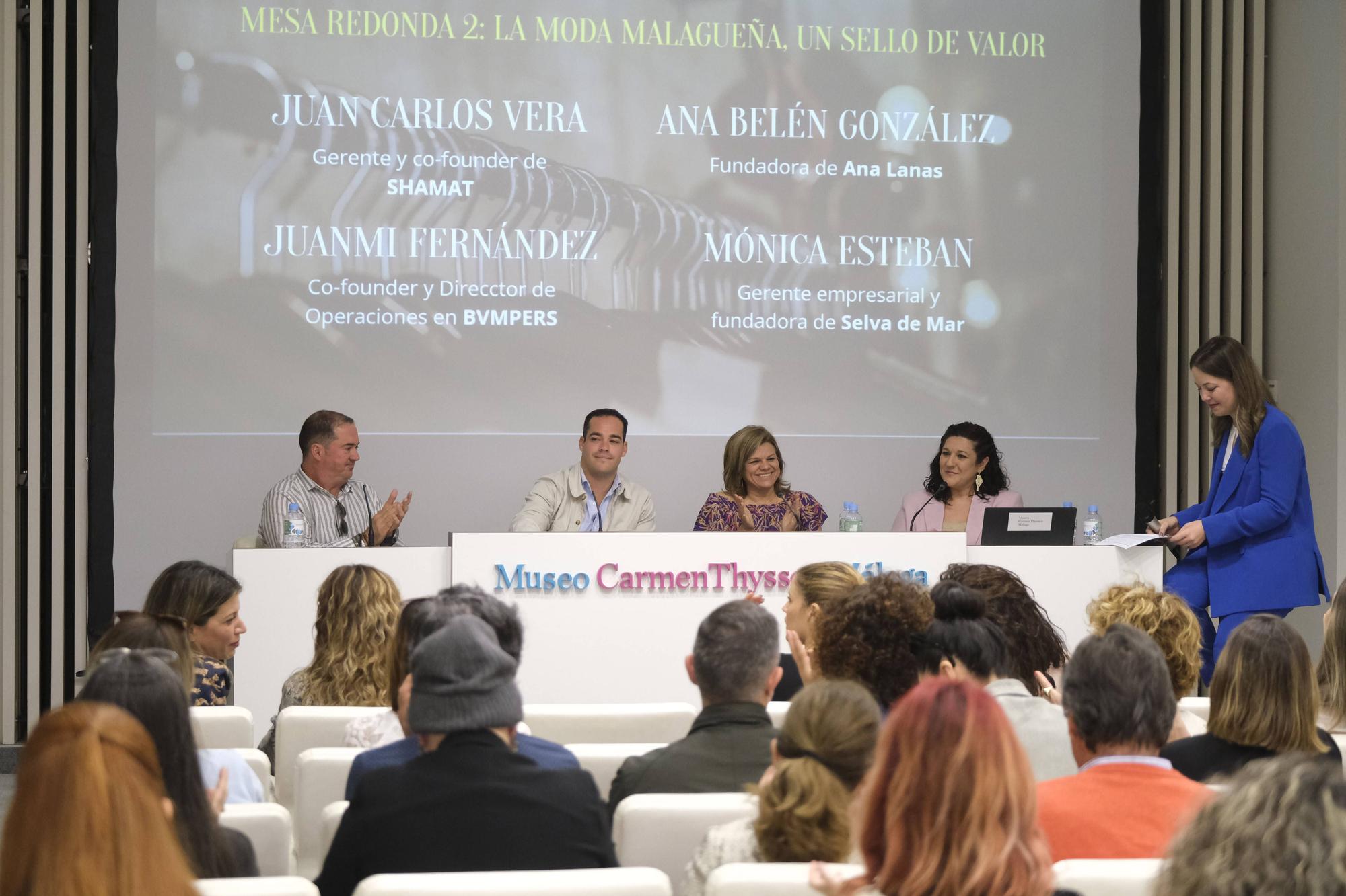 Encuentro con diseñadores malagueños, integrados en Málaga de moda, para ver la relación entre el cine y la moda.