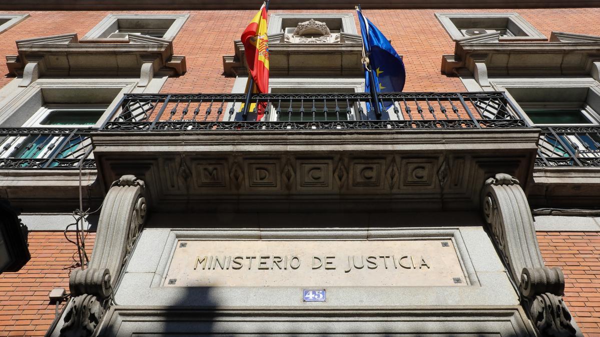 Edificio de la sede del Ministerio de Justicia.