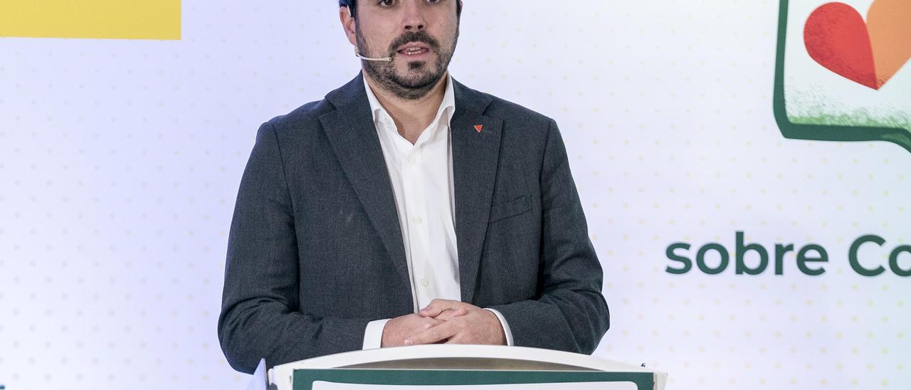 El ministro de Consumo, Alberto Garzón,