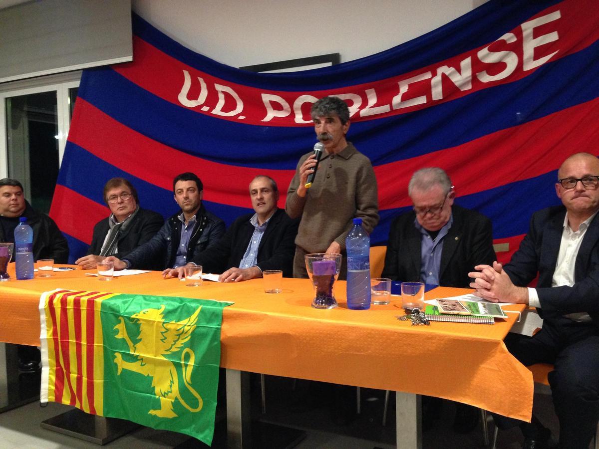 Luis Cela, en 2014 durante la presentación de su libro