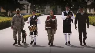 Así es la emotiva interpretación del "Asturias Patria Querida" que anuncia el Día de las Fuerzas Armadas en Asturias