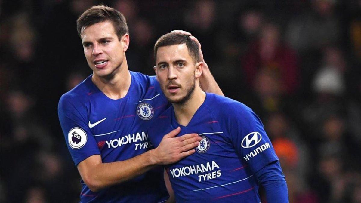 Azpilicueta desea que Hazard continúe en el Chelsea