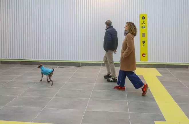 Abre al público el paso inferior que une las estaciones de metro Xàtiva y Alacant