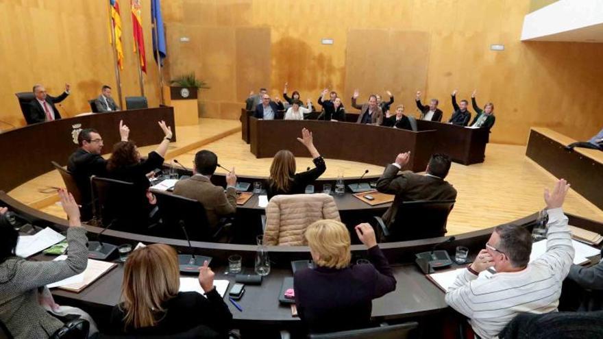 Una imagen de la sesión plenaria celebrada en Benidorm