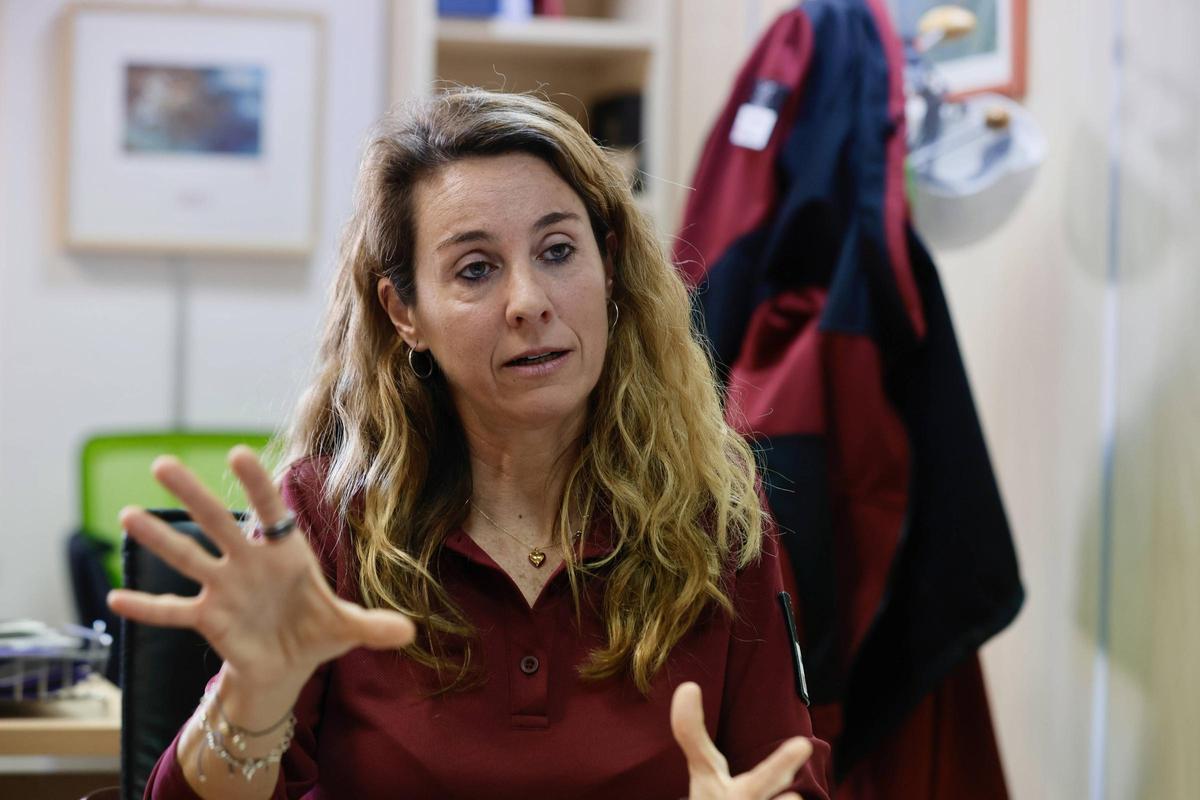 Maria Valens, directora del Parque Nacional de Cabrera, durante la entrevista con Diario de Mallorca