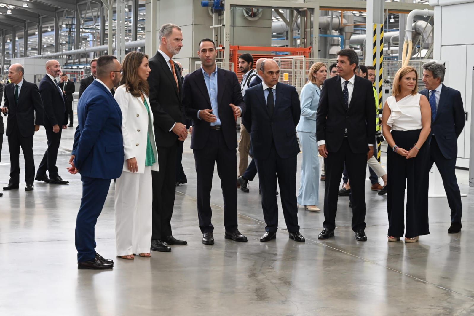 El rey Felipe VI visita Porcelanosa para conmemorar su 50 aniversario