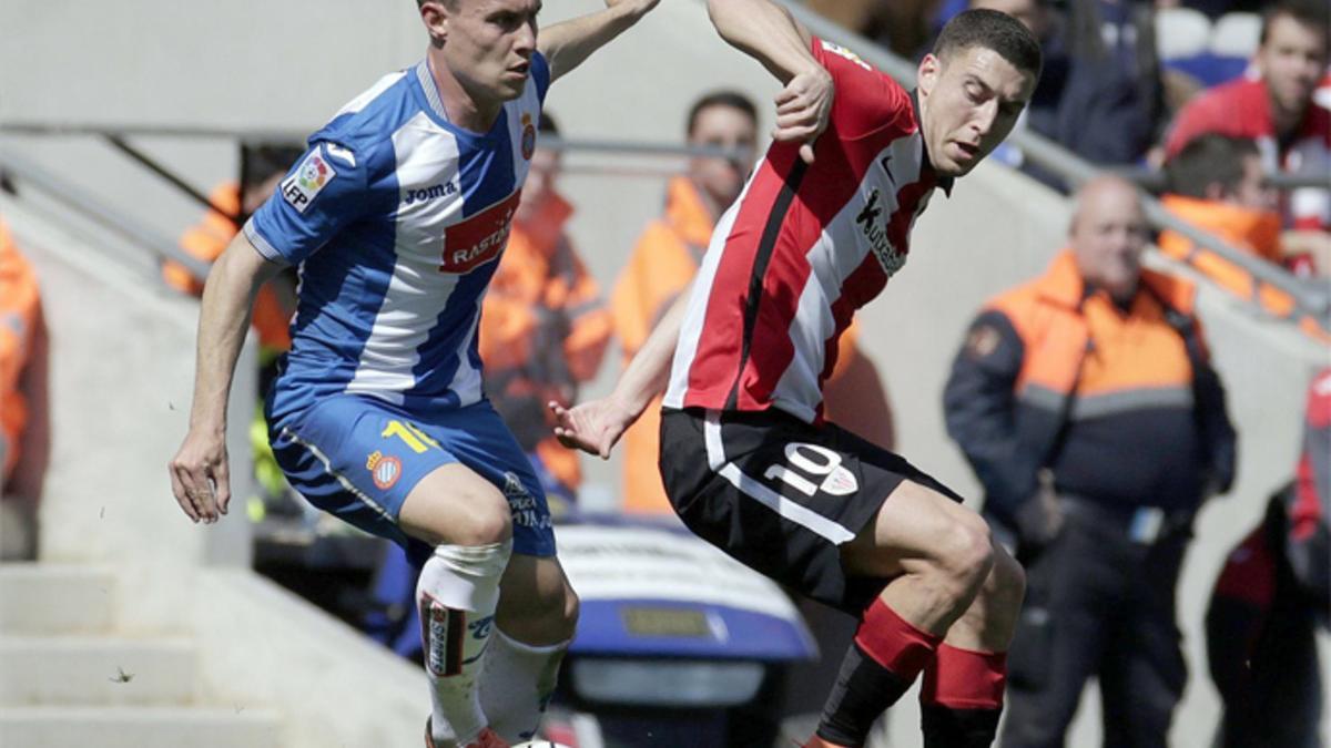 El partido fue disputado, pero se decantó para el Espanyol