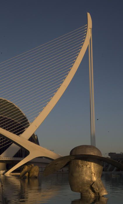 Presentación de las esculturas de Valdés en la Ciudad de las Artes y las Ciencias